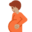 pregnant person, medium skin tone